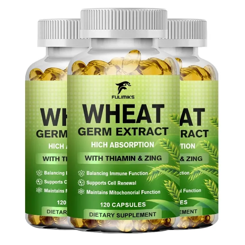 Spermidine 13mg Supplement Fermented Wheat Germ Extract Promotes Cellular renewal Anti-Aging Hair Growth & Immune Health