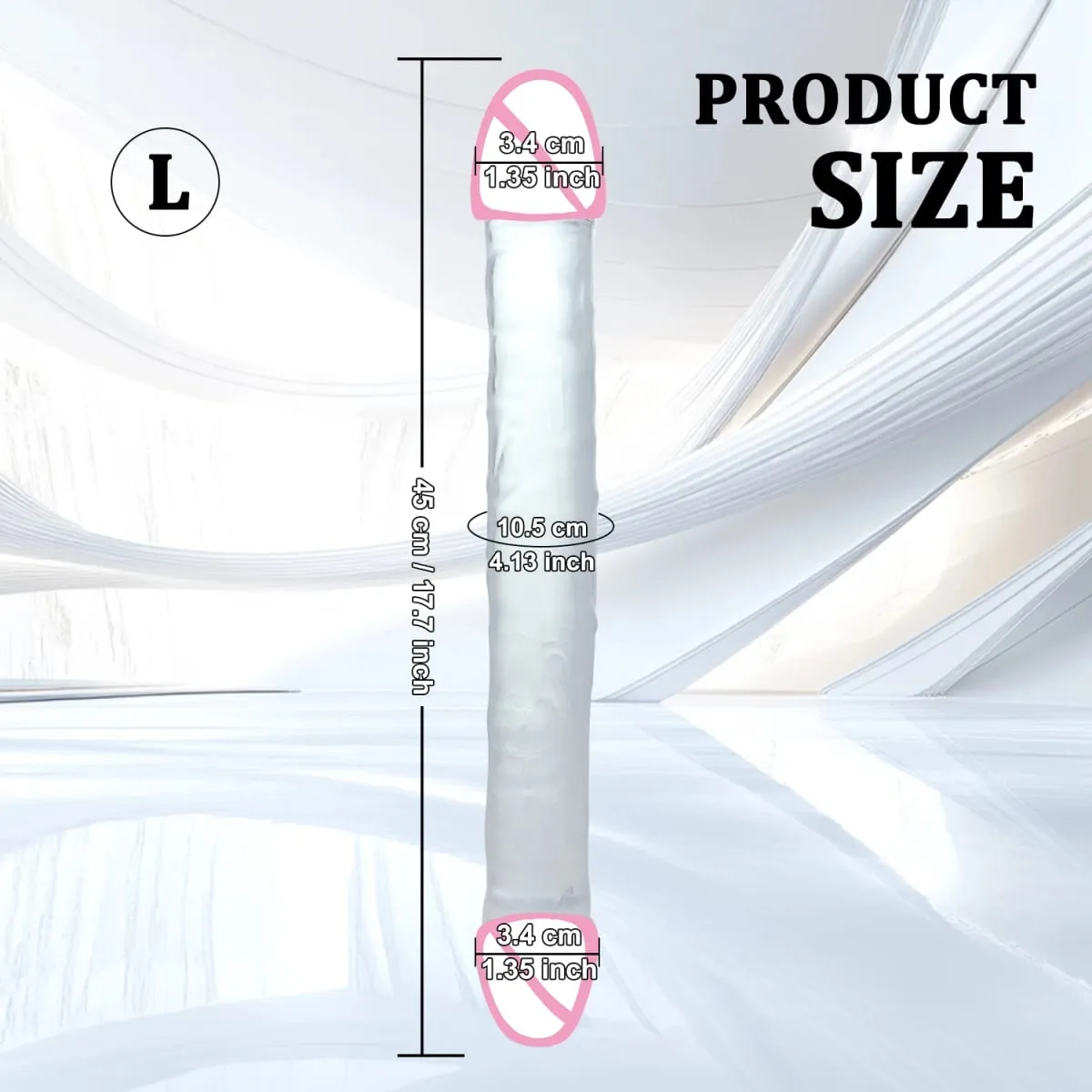 Long Double Ended Dildo Lesbian Tools Realistic Penis Female Masturbator Fake Dick Vaginal Anal Adult Sex Toys For Women Men — image 6