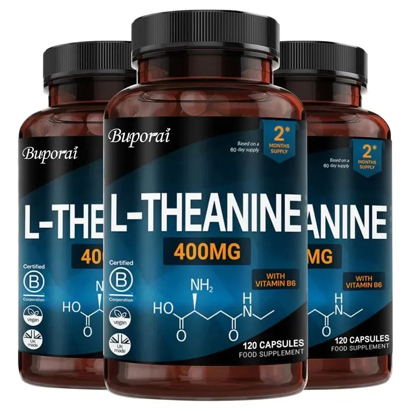 L-Theanine 400MG - Improve Mood and Reduce Anxiety Enhancing Concentration and Cognitive Function — image 9