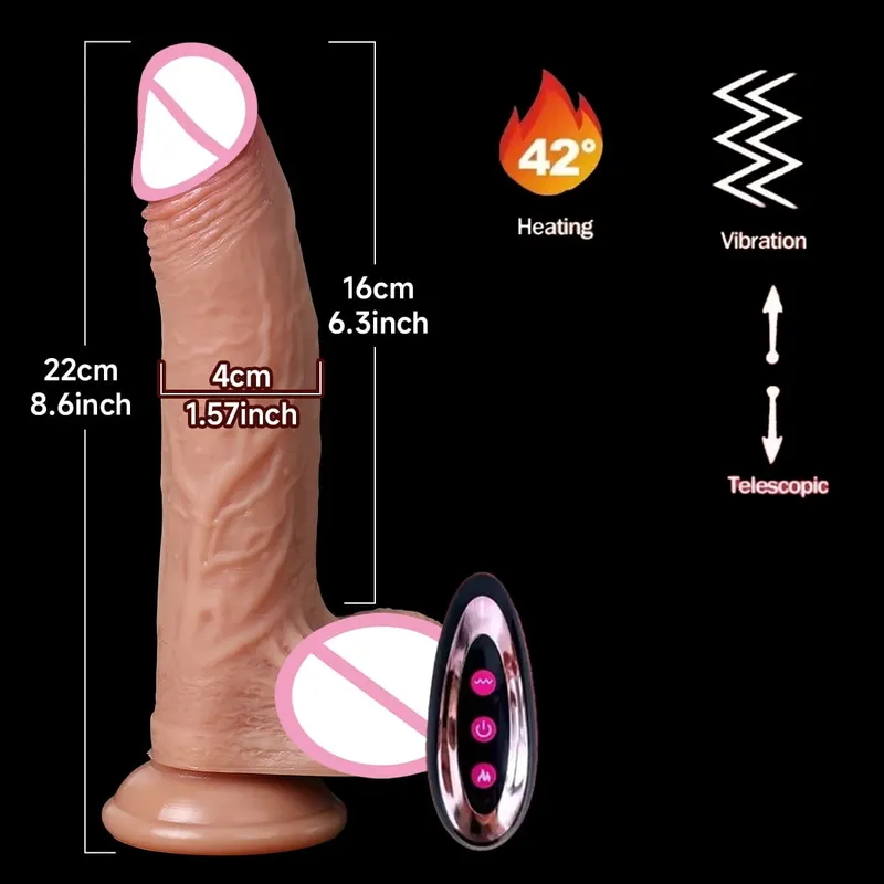 Realistic Dildos Vibration For Women Masturbation Anal Plug Penetration Anal Thrusting Penis Dildo Vibrator Sexy Adult Sex Toys — image 14