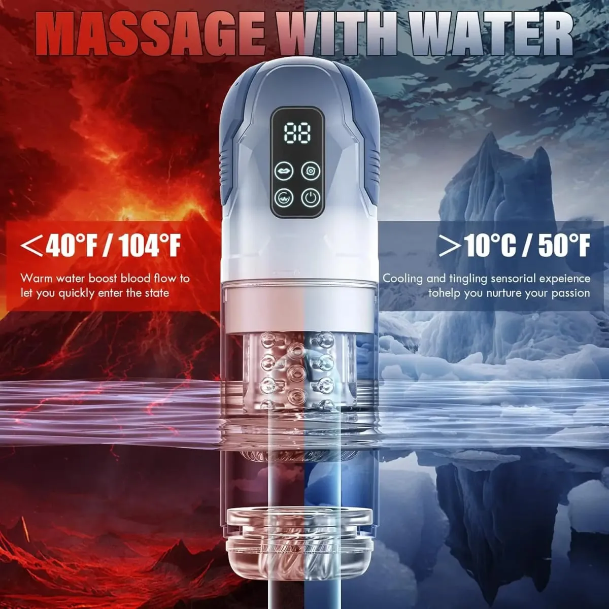 Teleskopiko Awtomatikong Lalaki Masturbator Masturbation Cup Blowjob Machine Sucking Pocket Pussy Vacuum Penis Pump Mga Sex Toys para sa Mga Lalaki