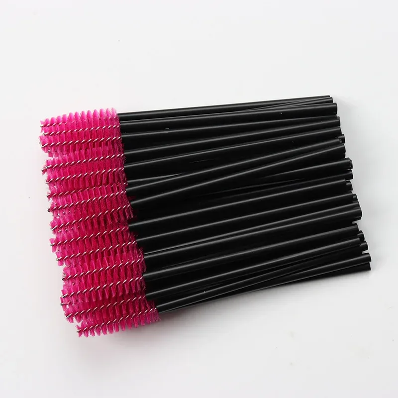 100pc Disposable Eyelash Brush Hollow Eyebrow Comb Lash Extension Makeup Brushes Mascara Stick Applicator Microbrush Beauty Tool — image 16