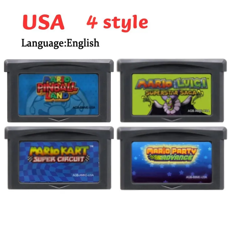 Wari0 32 Bit GBA Game Cartridge Kart Game Card Series EUR USA Version Video Game Card For GBA Portable Game Console — image 28