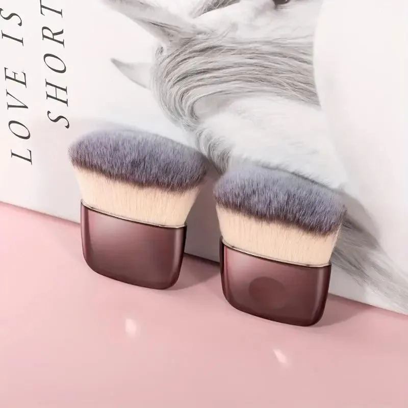 【B】1Pc Makeup Foundation Brush Blush Loose Powder Brush Kabuki Brush Multi-Function Cosmetics Make Up Brushes Beauty Supplies