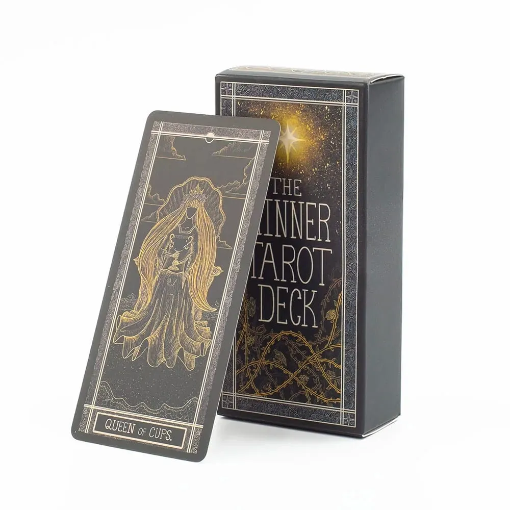 The Kinner Tarot Deck 87Pcs Divination Fate Tarot Oracle Cards Party Entertainment Board Game Cards 11.3*5.5cm