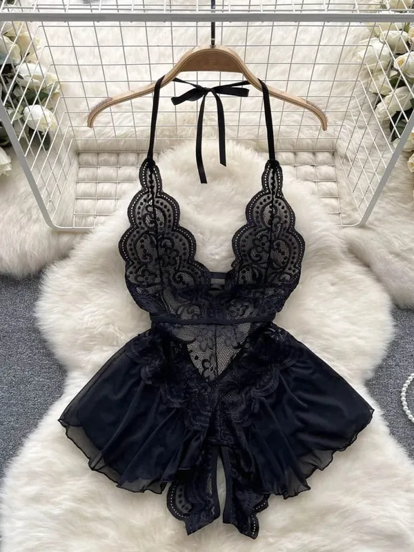 Woman Embroidery Floral Mesh Fashion Sexy Dress Chinese Style Short Sleeve Split Hollow Out Cheongsam New Gauze Sheer Dress — image 11