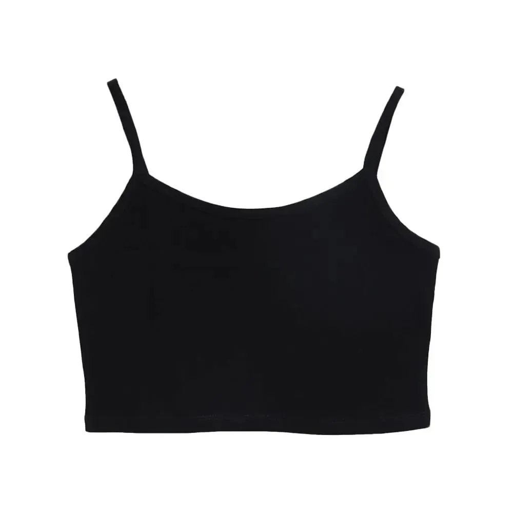 Casual U Neck Summer Tank Tops Slim Sleeveless Cami Top Shirt Underwear Camisoles Fitted Tops for Women