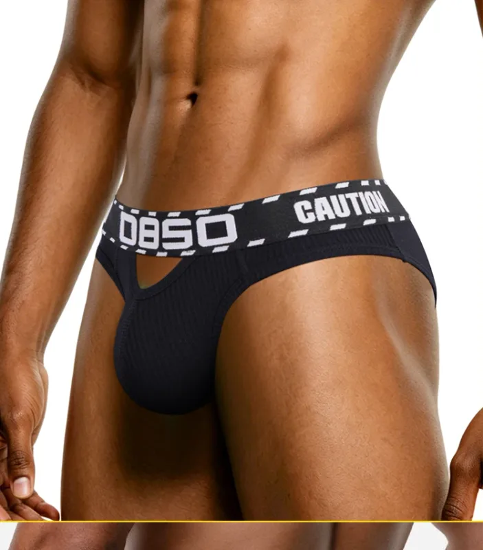 1/3Pcs Cotton Men Underwear Sexy Breathable Bikini Panties Underpants Large Crotch Pouch Mens Briefs with Front and Back Cutouts — image 14