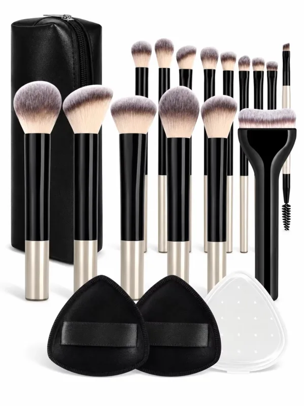 13/17/22pcs Makeup Tool Set Professional Makeup Brush Set Makeup Bag Makeup Accessories Foundation Brush Blush Brush. — image 2