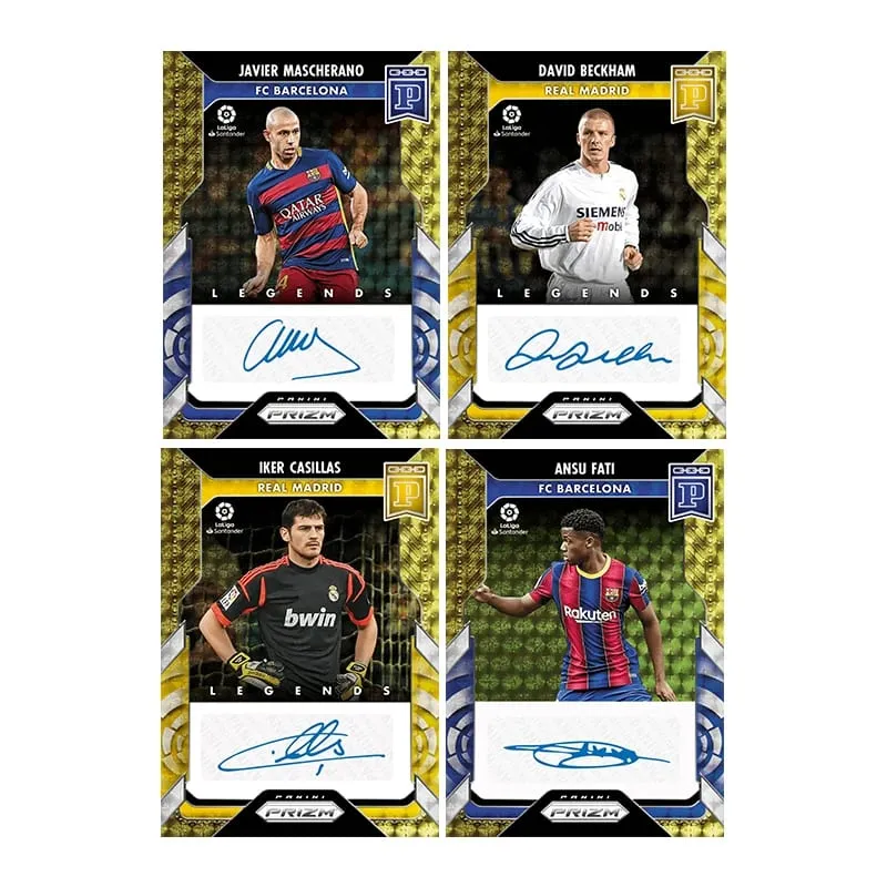Panini Style DIY Card Set: Neymar CR7 Modrić & Ansu Fati Ultimate Football Gift for Fans Premium Signature Collector Cards