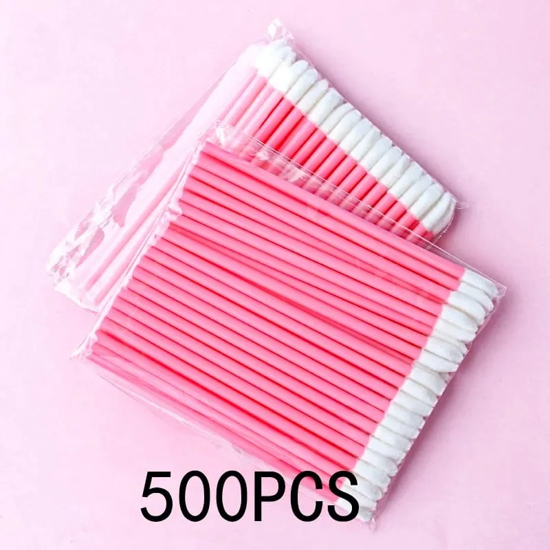 50/500/1000Pcs Wholesale Lip Brushes Makeup Brush Eyelashes Extension Lip Gloss Applicator Lipstick Wands Set Cosmetic Make Up — image 10