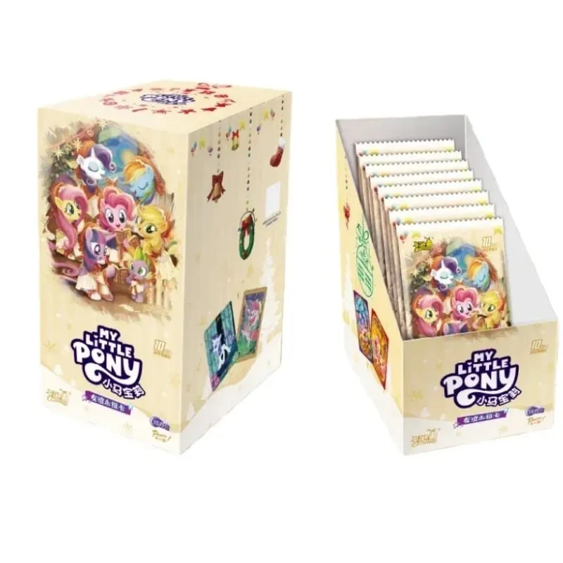 Authentique My Little Pony Friendship Forever Moon 12 11 10 Series Cartes à collectionner Fluttershy Anime Marchandise Cadeaux