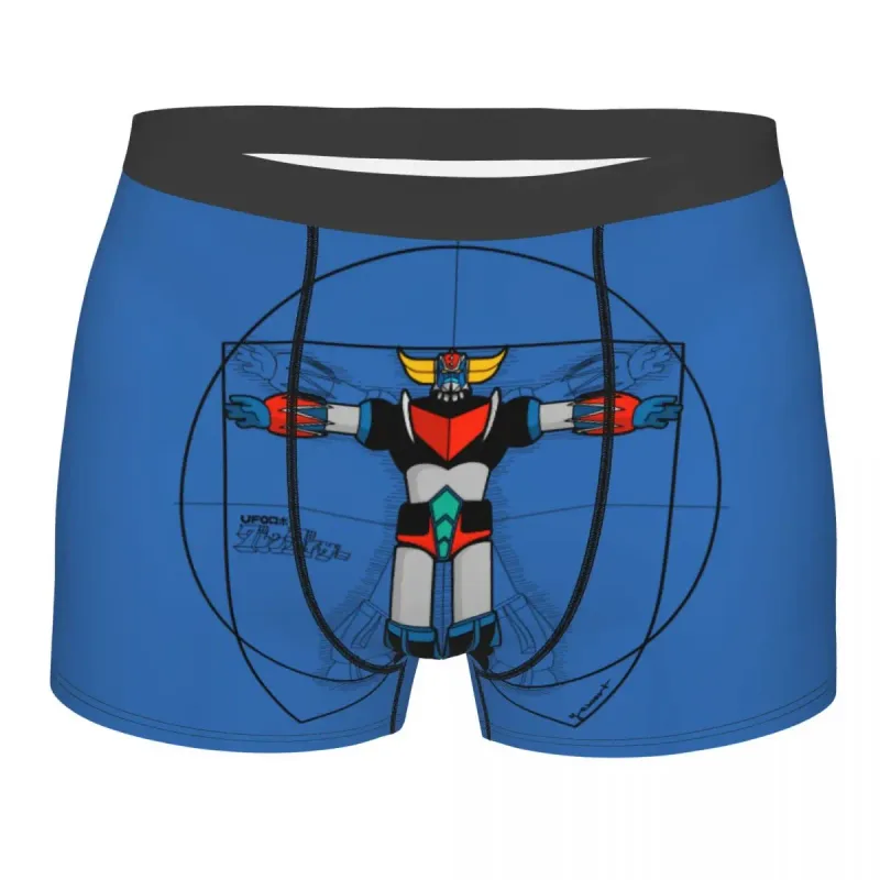 Custom Novelty Goldorak Ufo Robot Grendizer Boxers Shorts Panties Male Underpants Breathbale Briefs Underwear