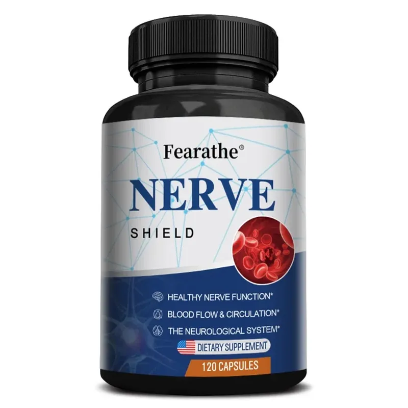 Nerve Support Supplement - B Vitamins Supports Nerve & Brain Function Neurotransmitters Blood Circulation & Joint Health