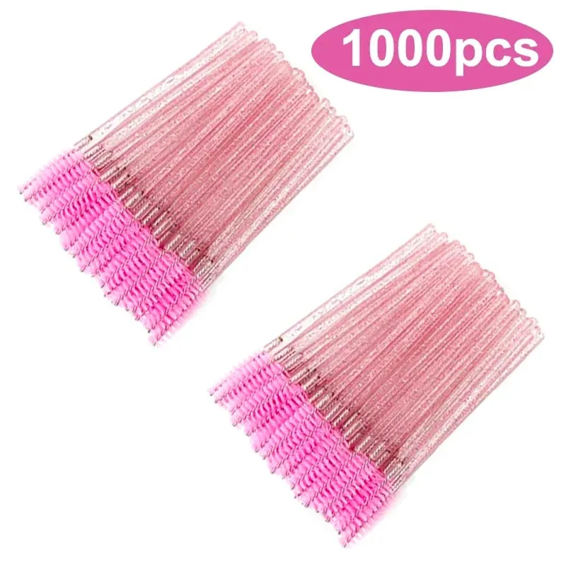 Wholesale 50/1000/2000pcs Spoolies Brushes Applicator Makeup Tools Eyelash Brush Mascara Wands Wholesale Eyebrow Lash Cleaning