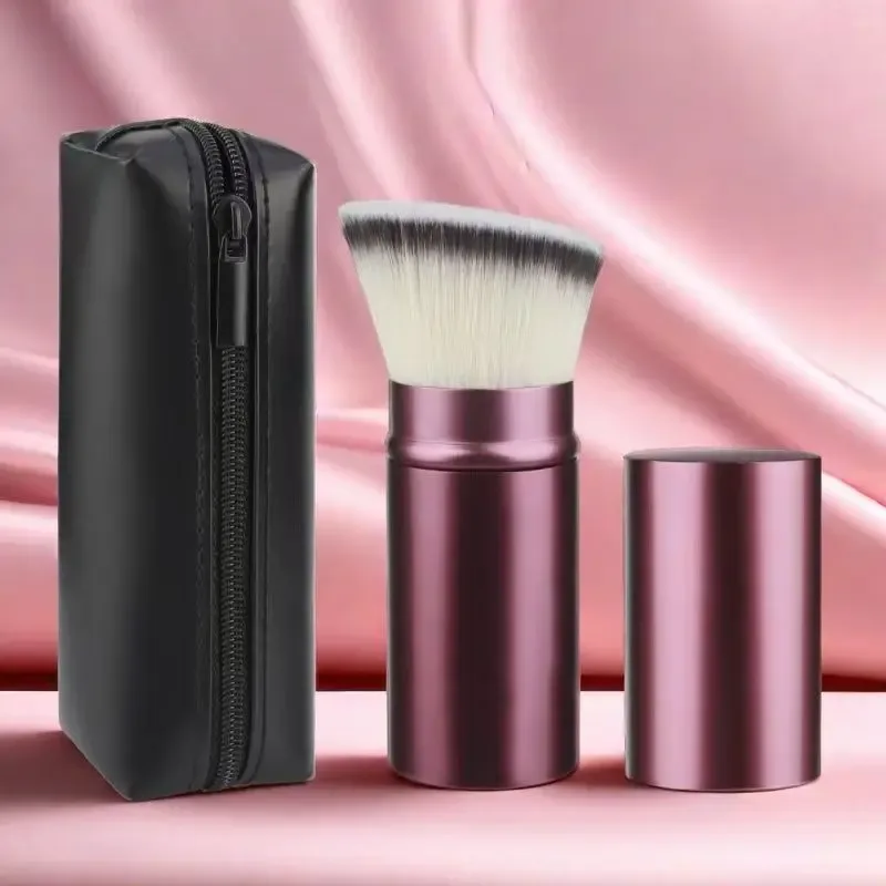 Travel Portable Makeup Brush Set with Storage Bag Blush Foundation Brush Cosmetic Brushes for On-the-Go Beauty Essentials