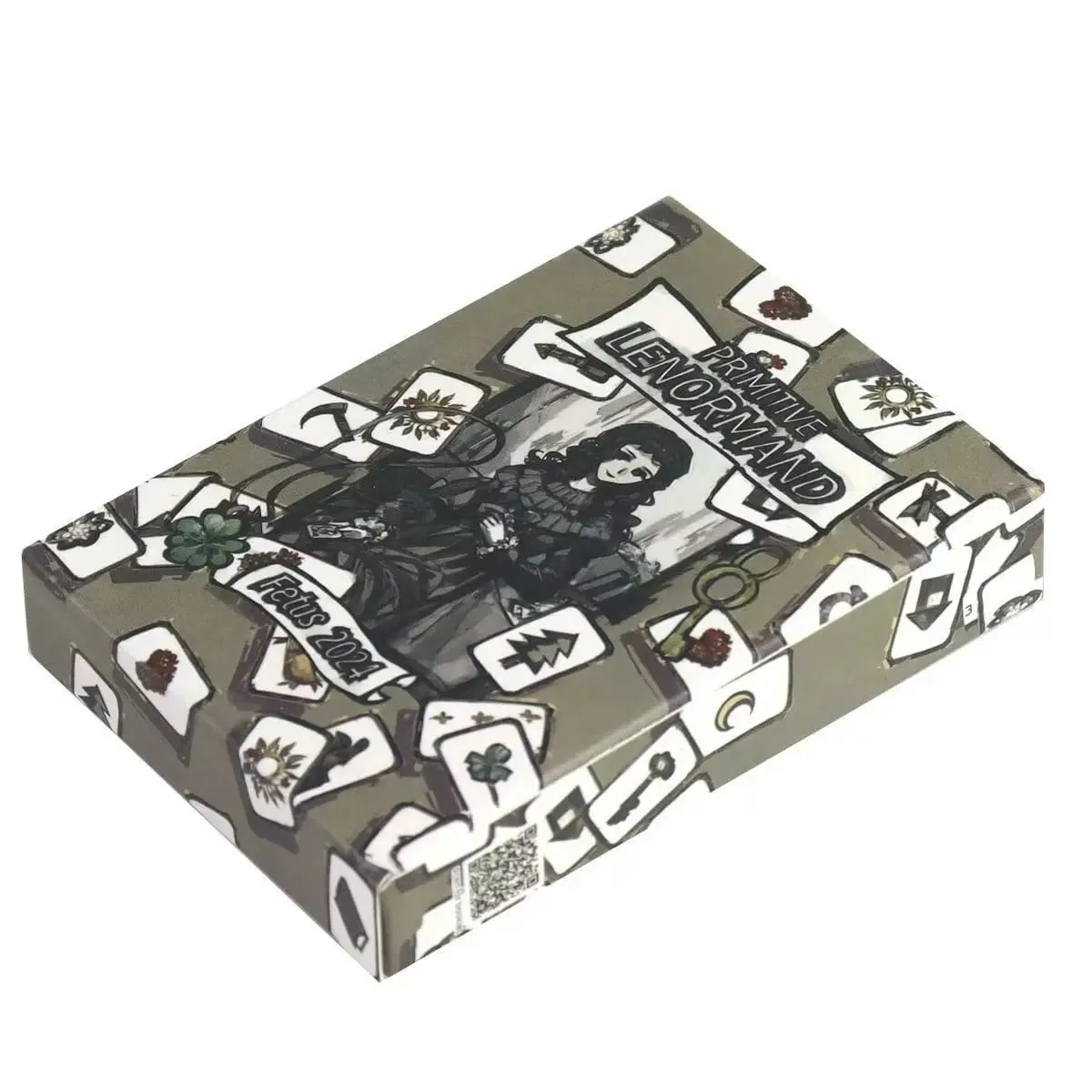 42 unidades de cartas Lenormand para iniciantes, sistema primitivo Lenormand Deck Rana 9 * 6 cm