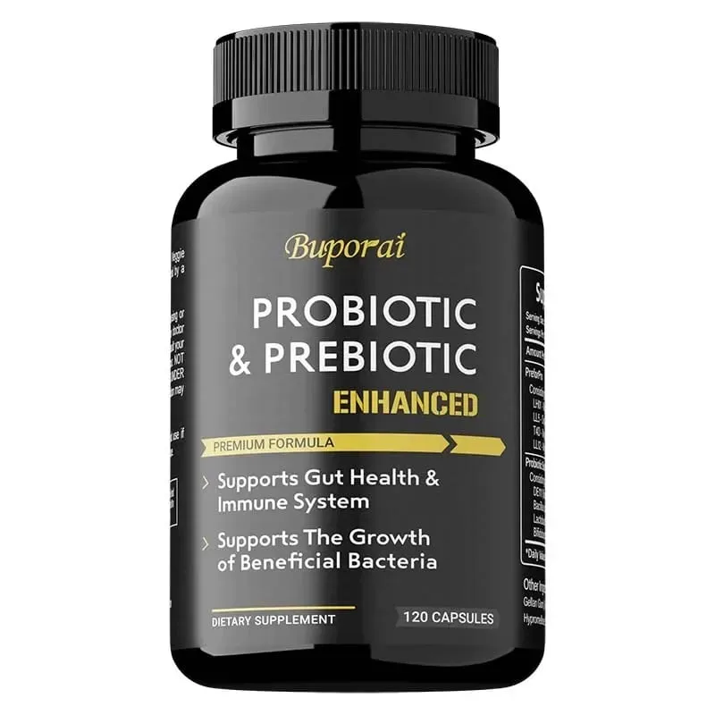 Probiotics & Prebiotics Capsules - Helps Balance Stomach Acid Promote Healthy Intestinal Digestion and Relieve Bloating — image 8