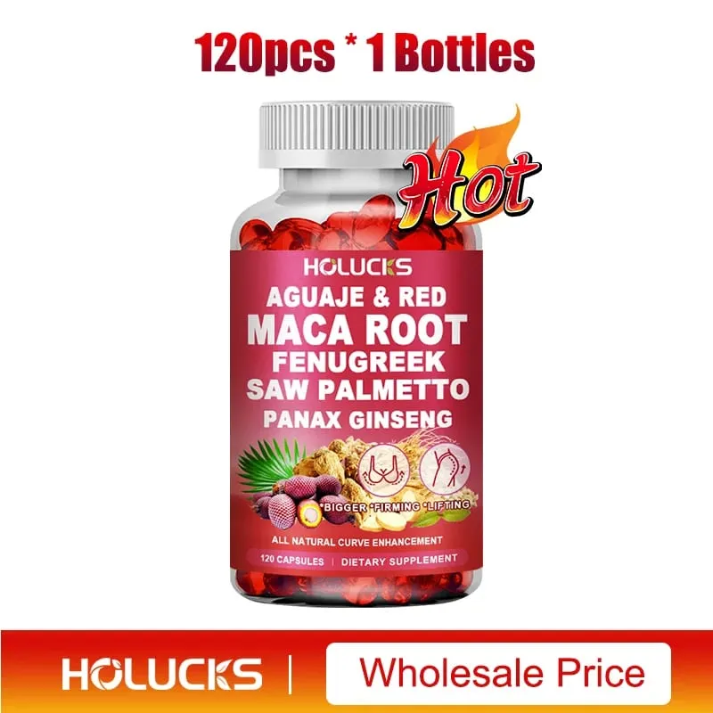 Aguaje + Fenugreek Capsules Support Bigger Butt & Breast for Firming & Lifting with Maca Saw Palmetto Panax Ginseng — image 8