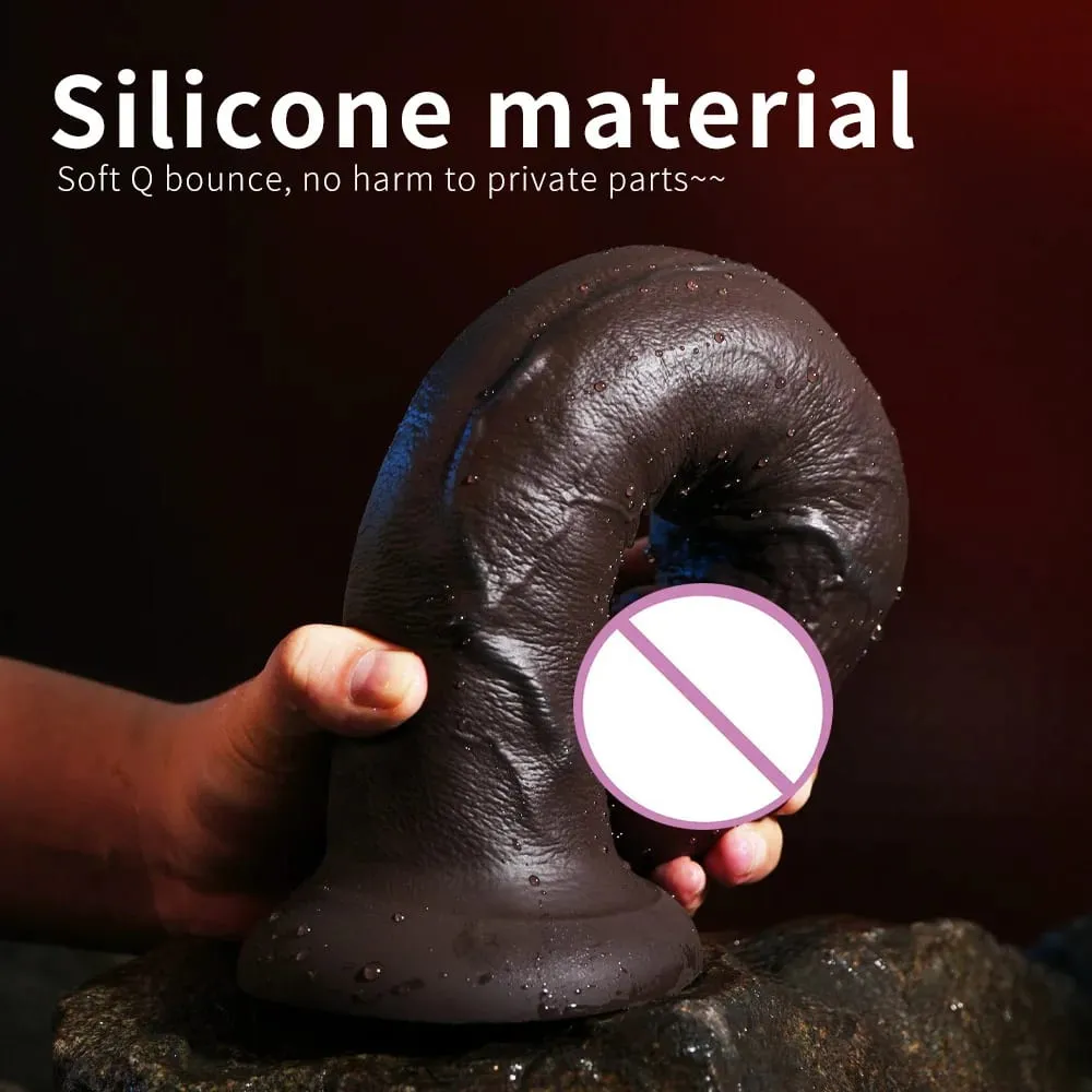 Super Long Dildo G-Spot Soft Realistic Silicone Anal Dildos Strapon Dick Butt Plug Masturbat Penis Adult Sex Toys for Man Women — image 4