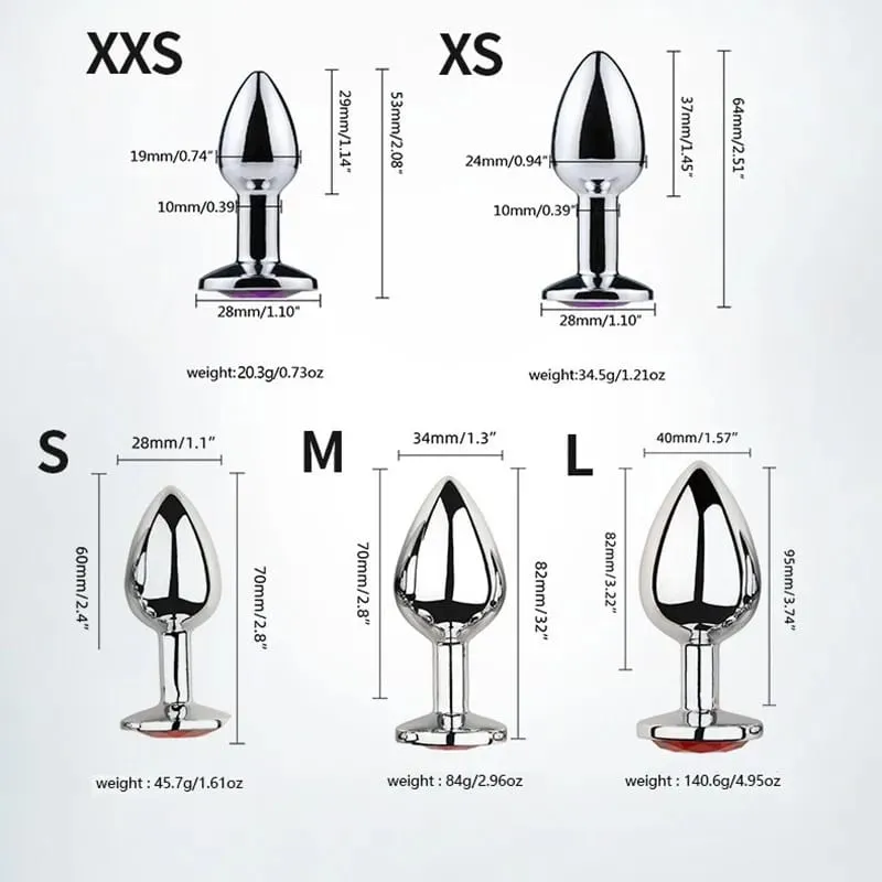2026 Hot Metal Anal Plug Jewelry Base Beginner To Expert Butt Plug Adult Toy Tail Female Male Dildos Sex Toy Couples Adults Game