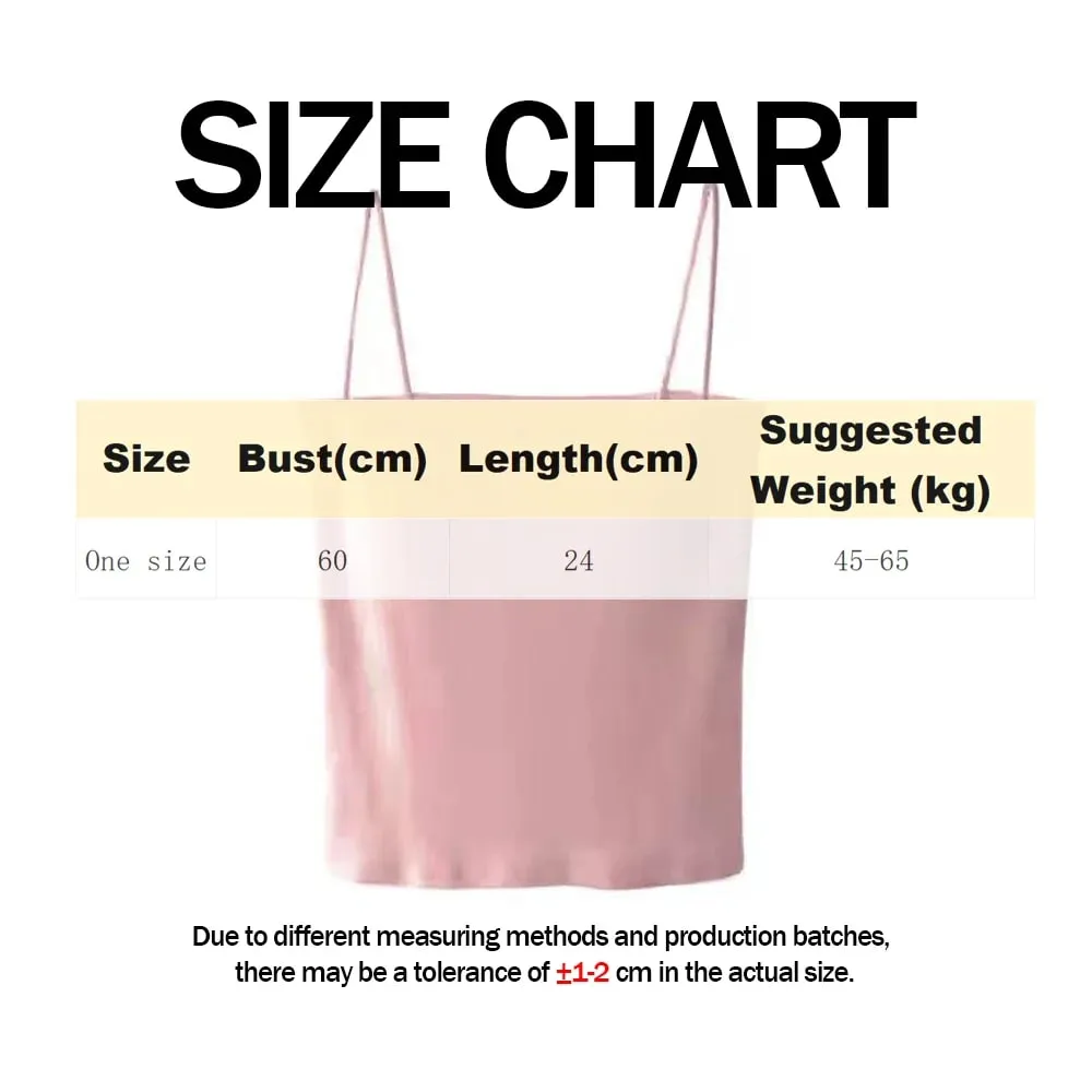 1pcs Womens Solid Thin Strap Tube Top Girls Slim Stretch Camisole Sleeveless Basic Layering Tank Vest Summer Ladies Daily Wear — image 3