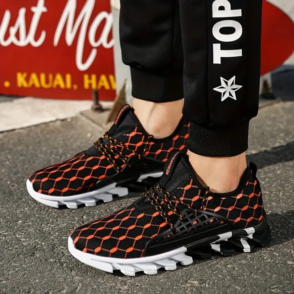 Men's Sports Shoes Breathable Casual Walking Shoes Men's Fashion Clothing Tennis Sports Shoes — image 4