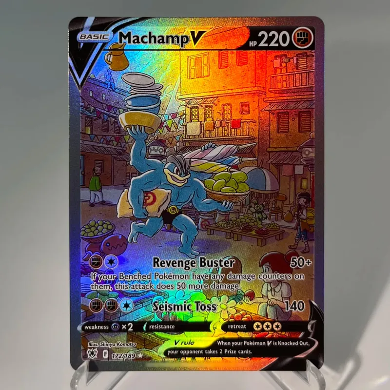 OBF PAL ASR Cards PTCG4-B EX Rainbow Ninetales Cleffa Charizard Rare Collection Battle Toys Gifts for Hobbies — image 32