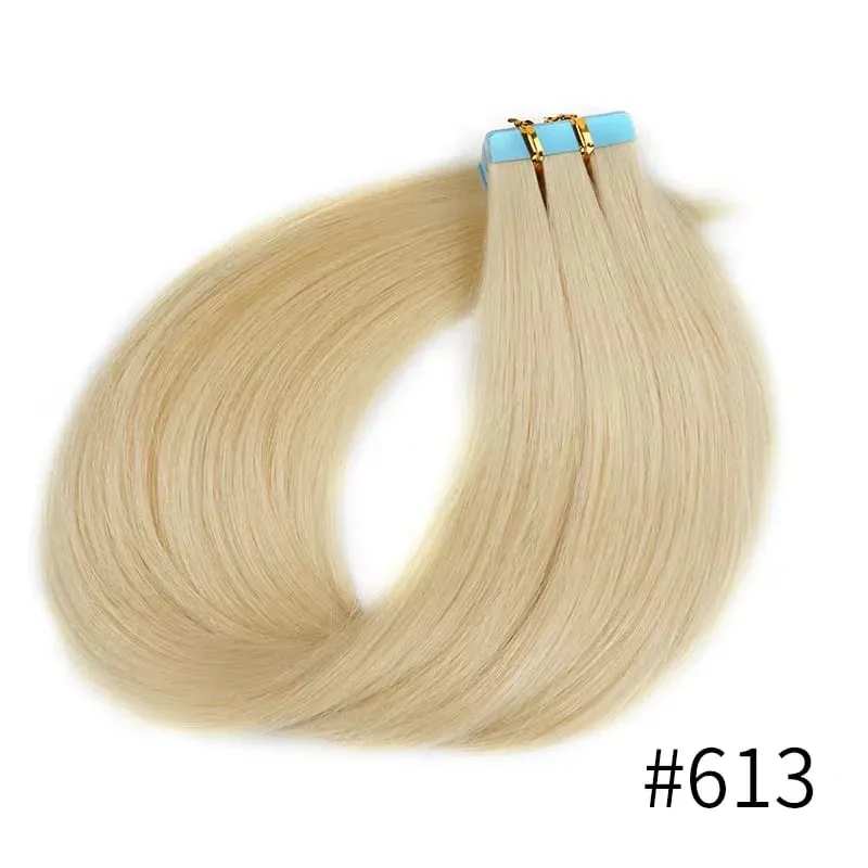 Doreen Tape in Hair extensions 100% Human Hair Material 16 to 24 inch 50g/set Natural Black Hair Extensions Real Human Hair — image 14
