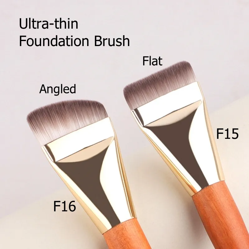 Ultra Thin Foundation Makeup Brushes Flat Top Angled Professional Face Contour Make Up Brush