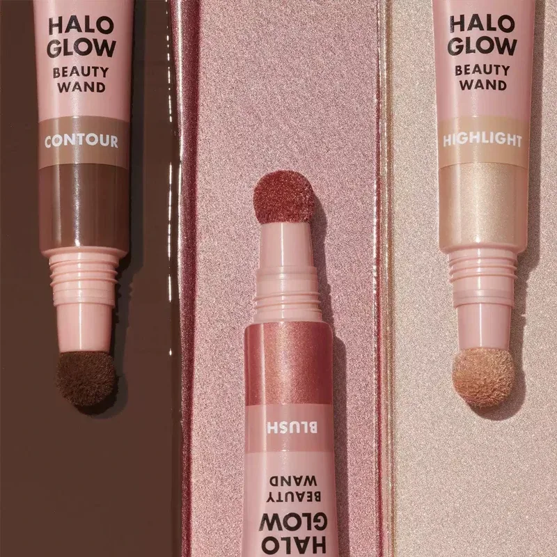 Elf Halo Glow Blush Contour Liquid Contour Blush Stick for Defined Shadows Matte Glow Primer Moisturizing Base Pore-minimizing