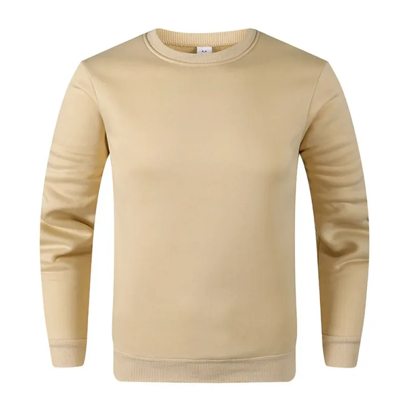 ผู้ชาย Basic Pullovers เสื้อลำลองสำหรับผู้ชายผู้หญิงสีทึบฤดูใบไม้ผลิฤดูใบไม้ร่วง Hoodie กีฬาเสื้อแขนยาว Techwear