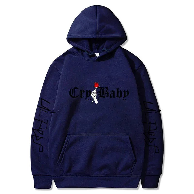 Men's Lil Peep Hoodie – Emo Rap Fan Pullover with "Lil Peep" Sleeve Text – Cozy Unisex Streetwear for Concerts casual Wear — image 11