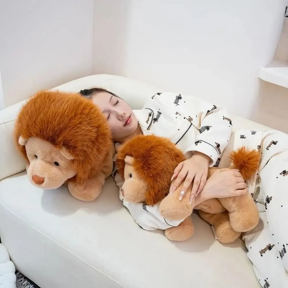 New Design Soft Lion Animal Pillow Emotional Support Cute 15.8inch — image 3