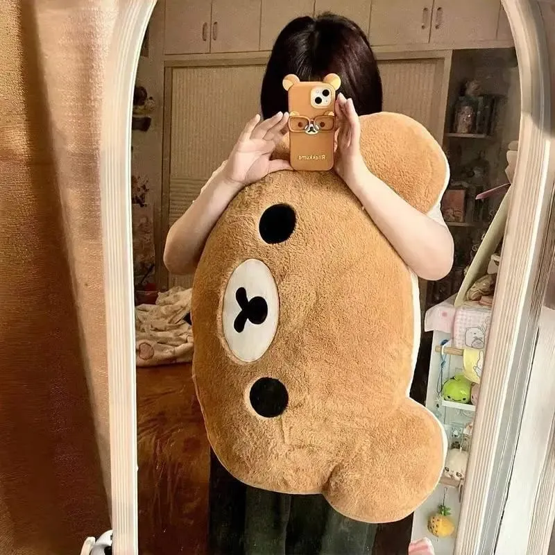 Cute Rilakkuma Plush Warm Hand Pillow Cartoon Bear Peluche Stuffed Toy Soft Cushion Birthday Gift — image 5