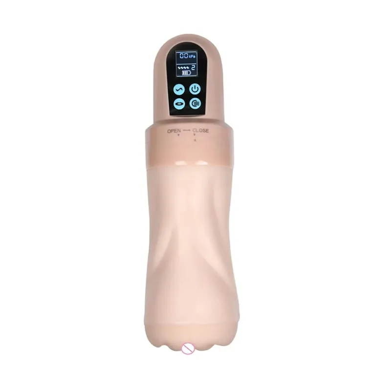 YUU Sucking Masturbator Cup Automatic Sex Machine Realistic Vagina Electric Masturbation Adult Toy for Men 5 Suction 9 Vibration