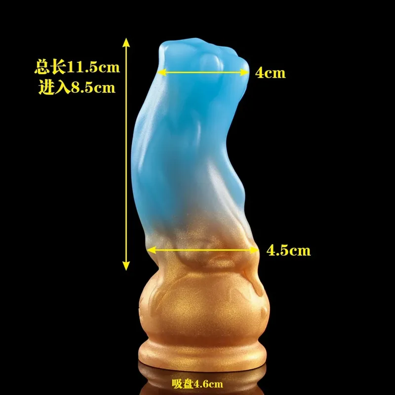 12 Zodiac Signs Series Alien-shaped Penis Realistic Dildo Vaginal Anal G-spot Stimulator with Suction Cup Orgasm Adult Sex Toys