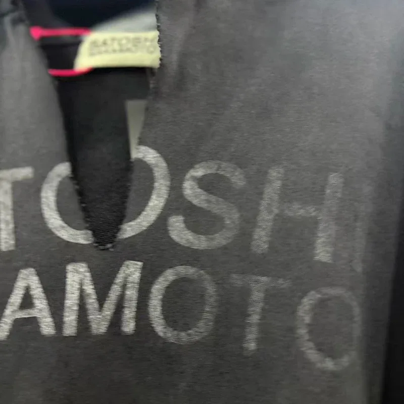26SS Autumn Winter New Arrival Satoshi Nakamoto Hooded Sweatshirts Destructo Studded Washed Cotton Hooded Unisex Pullover — image 28