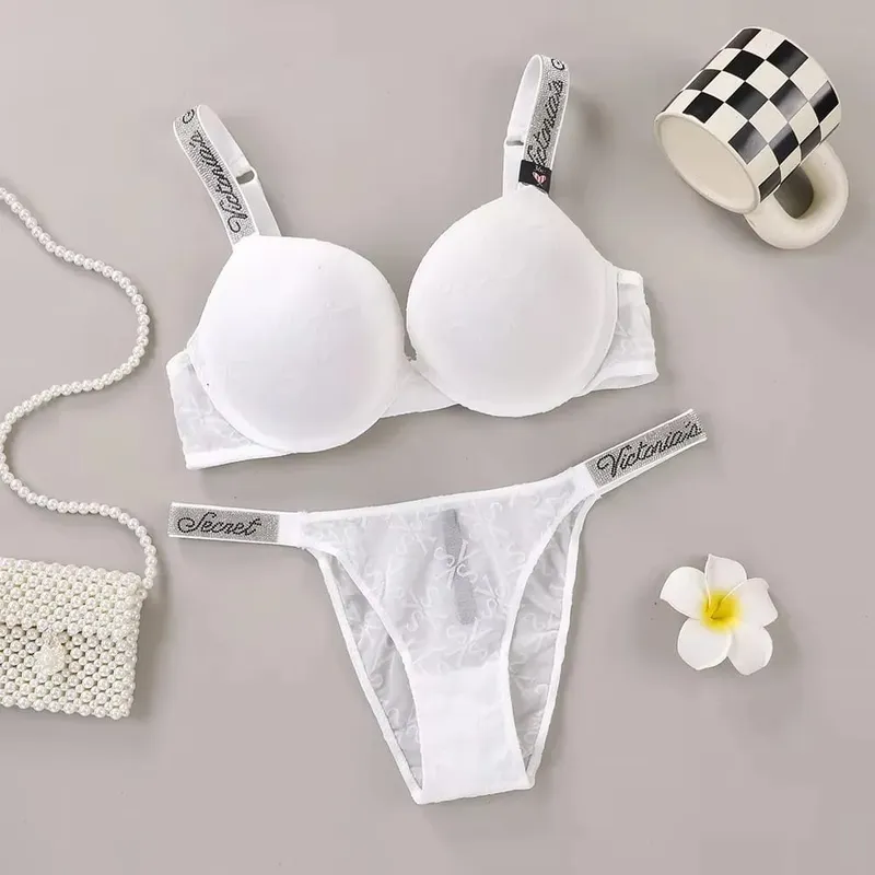 New Bra Panty Set Women Lace Push Up Bralette Seamless Comfortable Breathable Lingerie Home Wear Set Lingerie Set Underwear Set — image 10