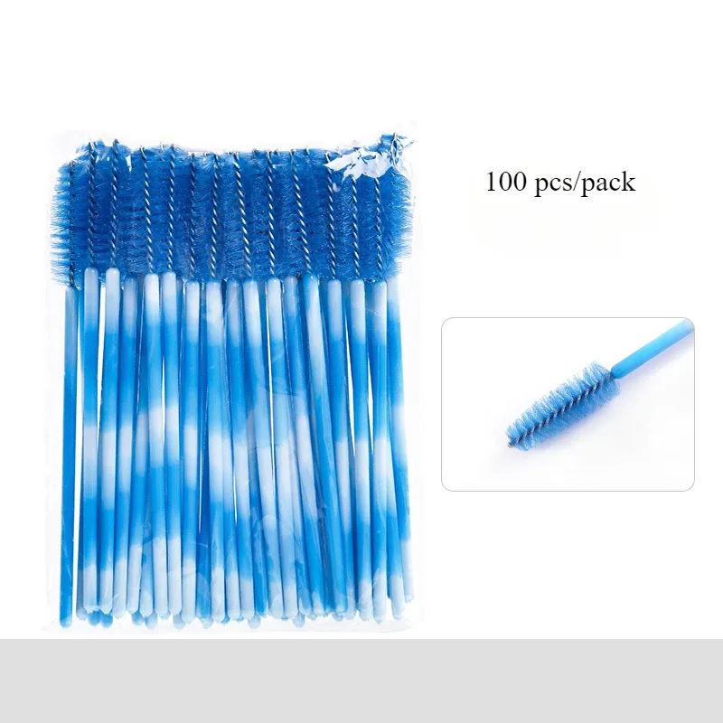 100PCS Eyelash Brush One-Off Disposable Eyelash Mascara Brushes Mascara Wands Disposable Lip Applicators liner Brushes Women — image 12