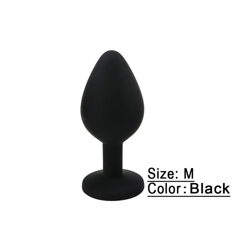 S/M/L Soft silikonový anální kolík Mini Erotický anální kolík Sexuální hračka pro začátečníky Muži Ženy Gay páry Stimulátor prostaty Anální sexuální hračka