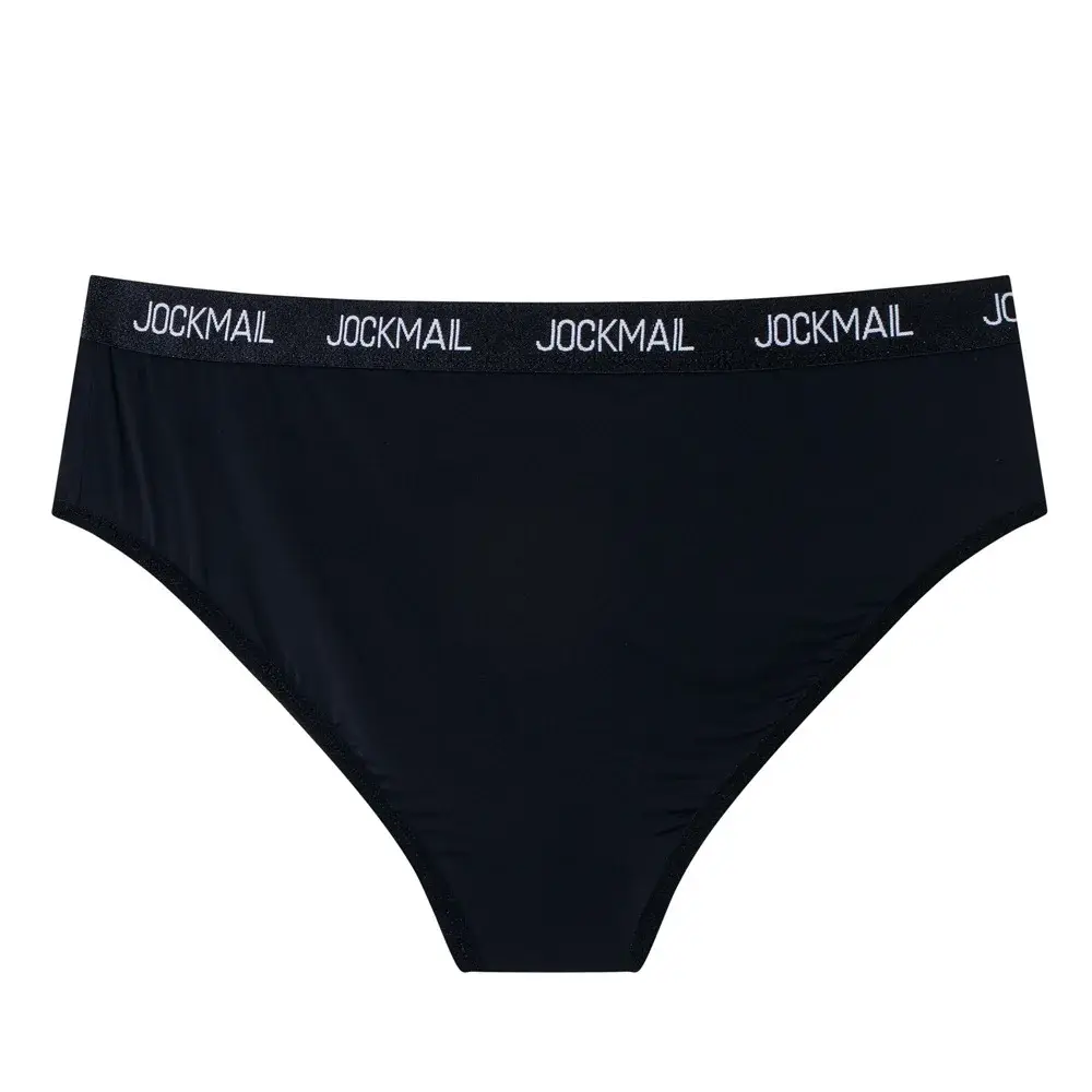 Jockmail メンズ下着ローウエストセクシーなレタースポーツ通気性の夏のアイスシルクブリーフビッグバッグナイロン無地男のパンティー