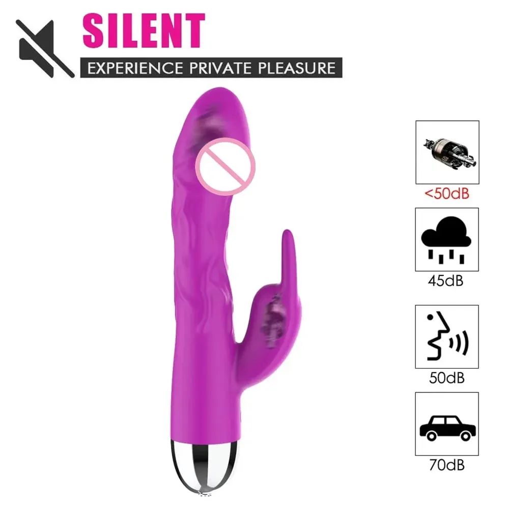 Huge Silicone Dildo Rabbit Vibrator for Women Clitoris Stimulation Massage 10 Speed G Spot Vibrator Adult Sex Toys — image 3