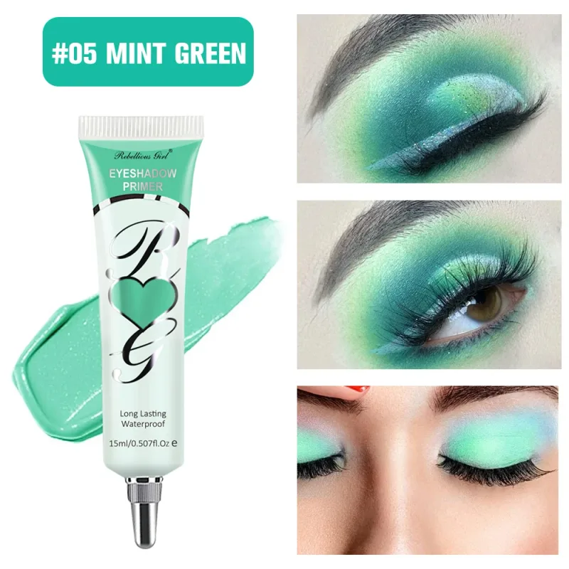 6 Colors Matte Eyeshadow Primer – Crease-Proof Oil-Control Eye Base Long-Lasting Smudge-Resistant Color-Correcting Primer — image 14