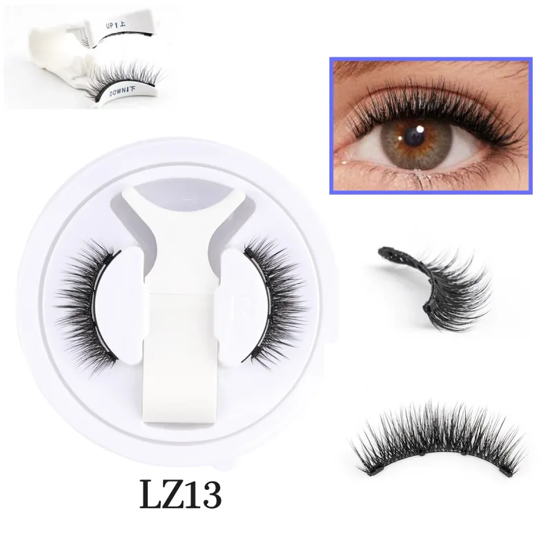 1 Pair New Magnetic Eyelashes Set With Tweezers Makeup Natural Light Eyelash Extension Tools Reusable False Eye Lashes — image 12