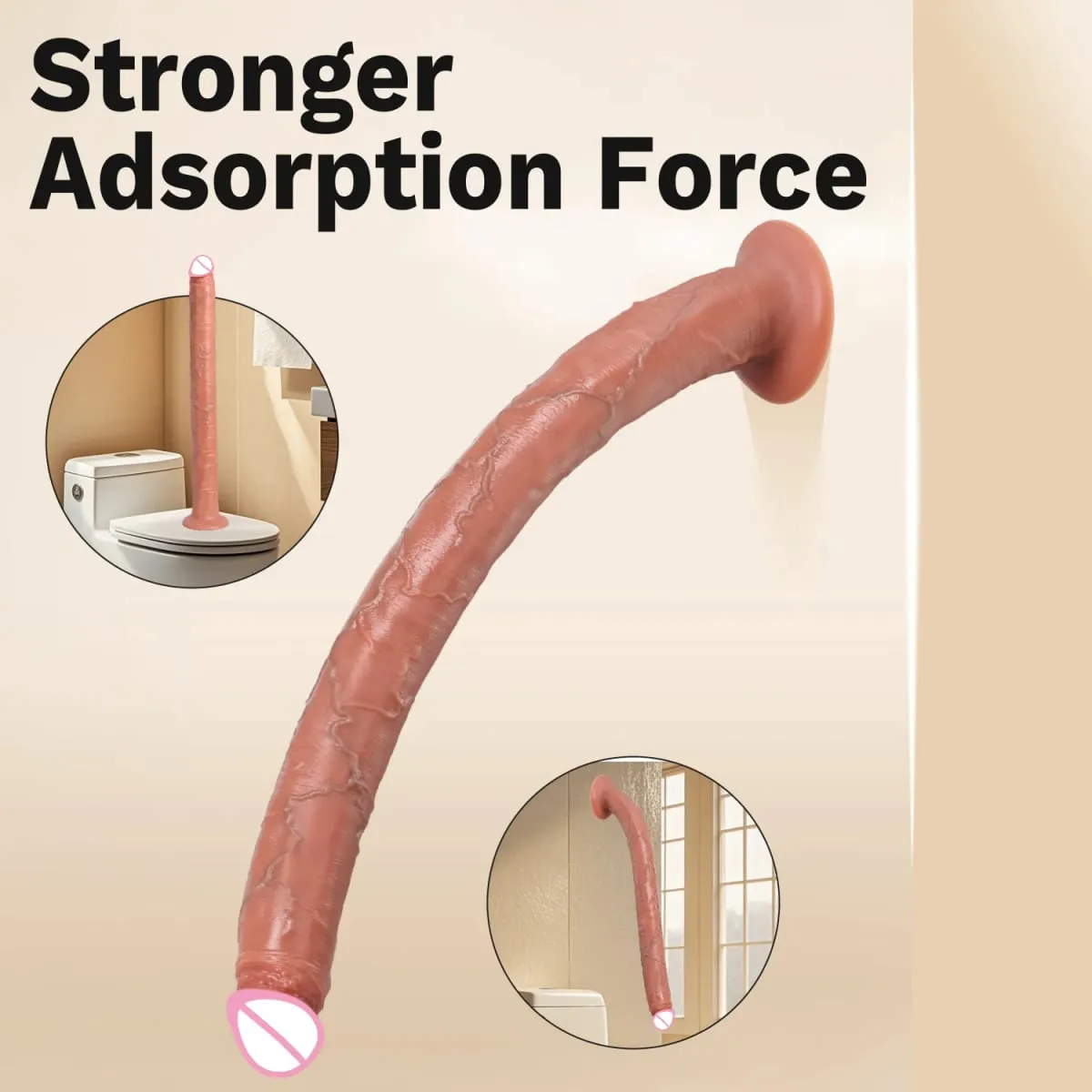 Super Long Dildo Artificial Silicone Penis Adult Sex Toys Realistic Skin Texture Dildos For Woman Men Vagina Anal Masturbation