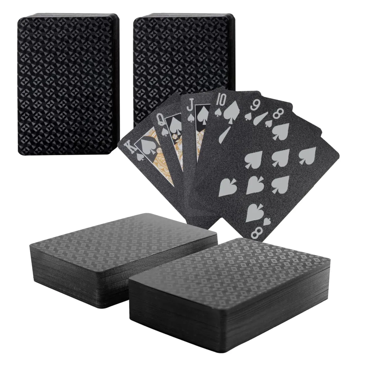Luxury Color Playing Cards: Waterproof PVC Poker Suit Unique Designer Deck for Magic Tricks Board Game Gift for Adults — image 1