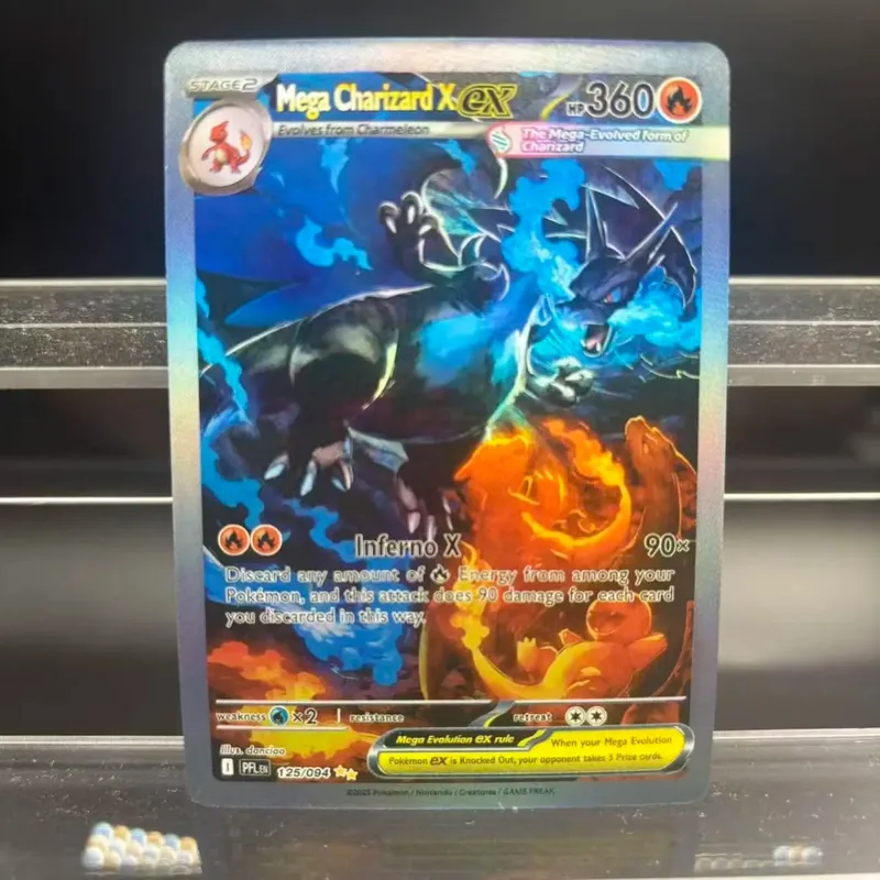 DIY Collection Cards Mega X ex Self Made Single Card Classic Game Anime Card Gift Toy