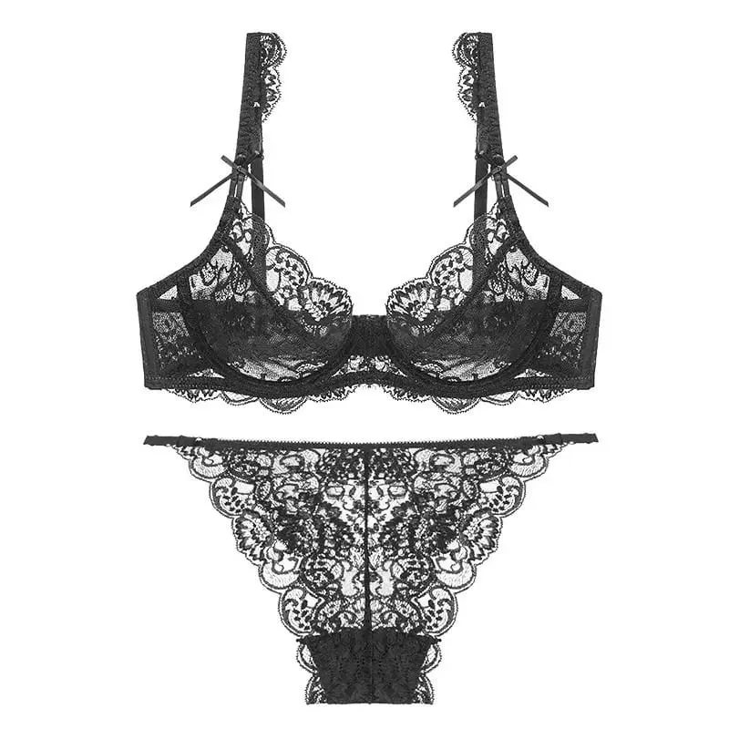 French Thin Bra for Women Ultra Thin Cup Minimize Big Breast Lift Anti Sag Underwire Free Brassiere Spring Summer Daily Bra Suit — image 6