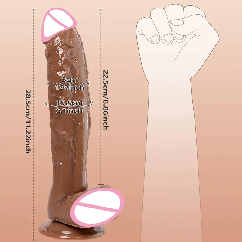 Realistic Dildo with Suction Cup Penetration Anal G-Spot Masturbator Penis Adult Sex Toys Huge Dildos for Women Rubber Cock Gode